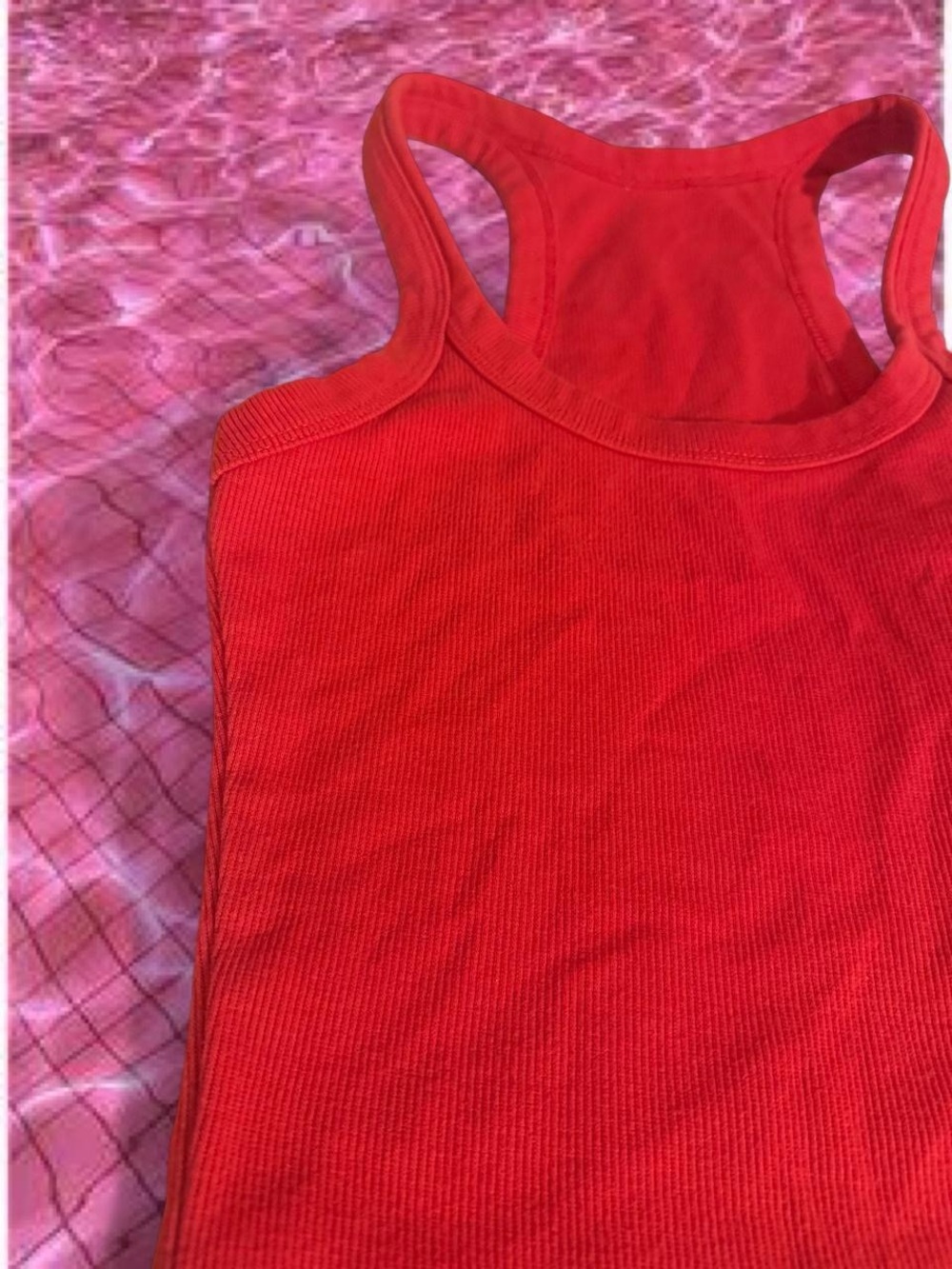 wild fable Red Ribbed Racerback Tank - Picture 3 of 4